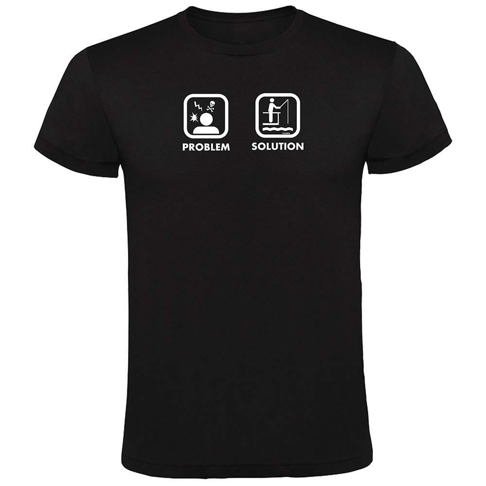 Kruskis Problem Solution Fish Short Sleeve T-shirt Schwarz M Mann Kruskis Problem Solution Fish Short Sleeve T-shirt Schwarz M Mann von Kruskis