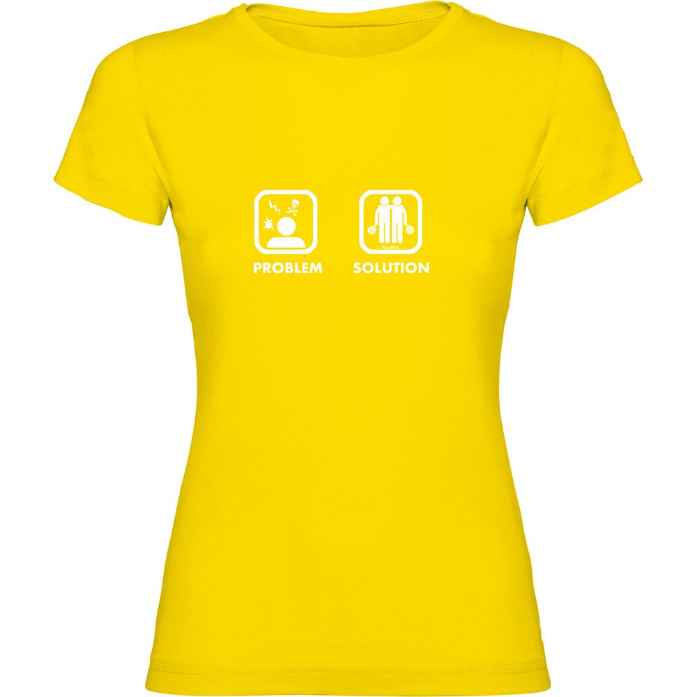 Kruskis Problem Solution Padel Short Sleeve T-shirt Gelb M Frau Kruskis Problem Solution Padel Short Sleeve T-shirt Gelb M Frau von Kruskis