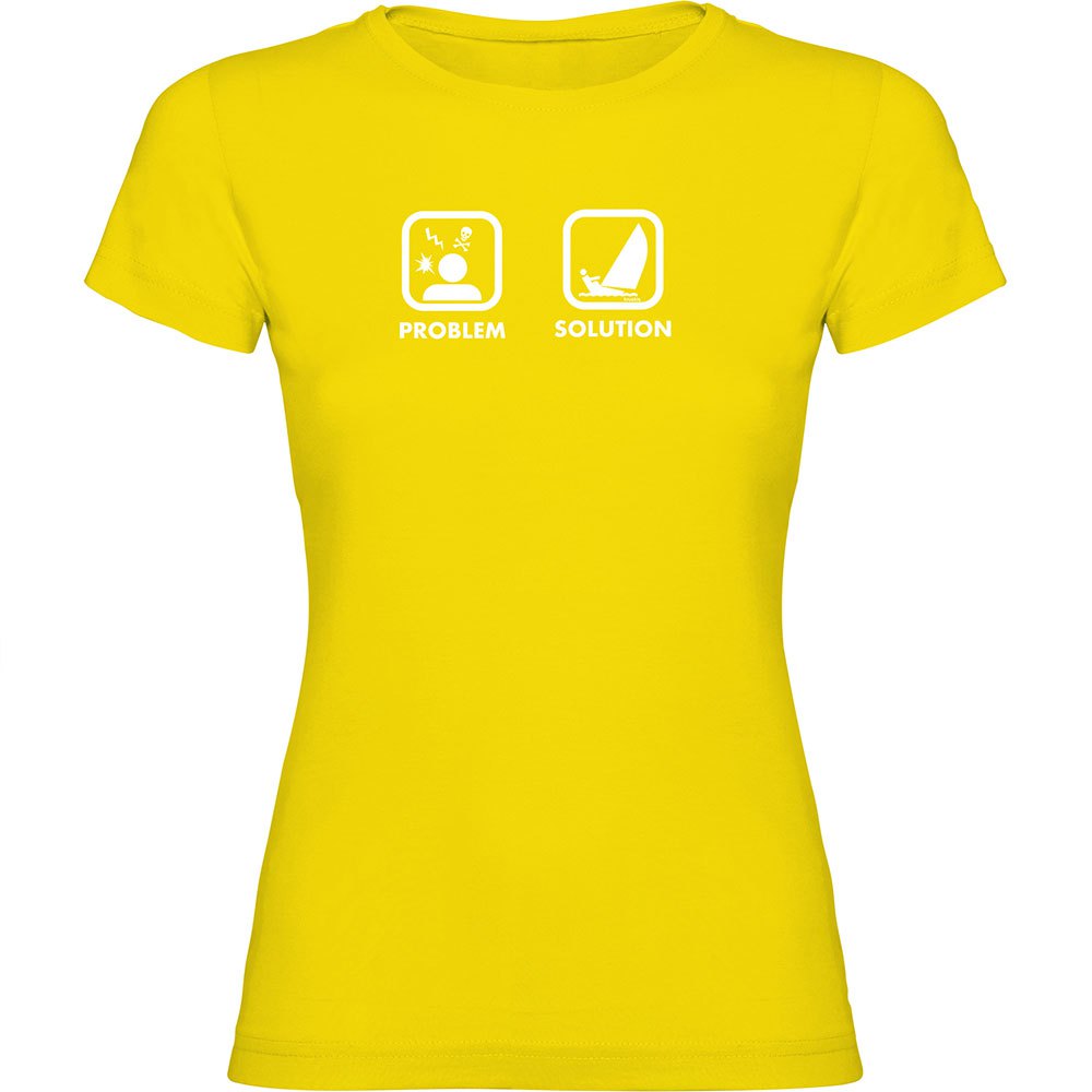 Kruskis Problem Solution Sail Short Sleeve T-shirt Gelb M Frau Kruskis Problem Solution Sail Short Sleeve T-shirt Gelb M Frau von Kruskis