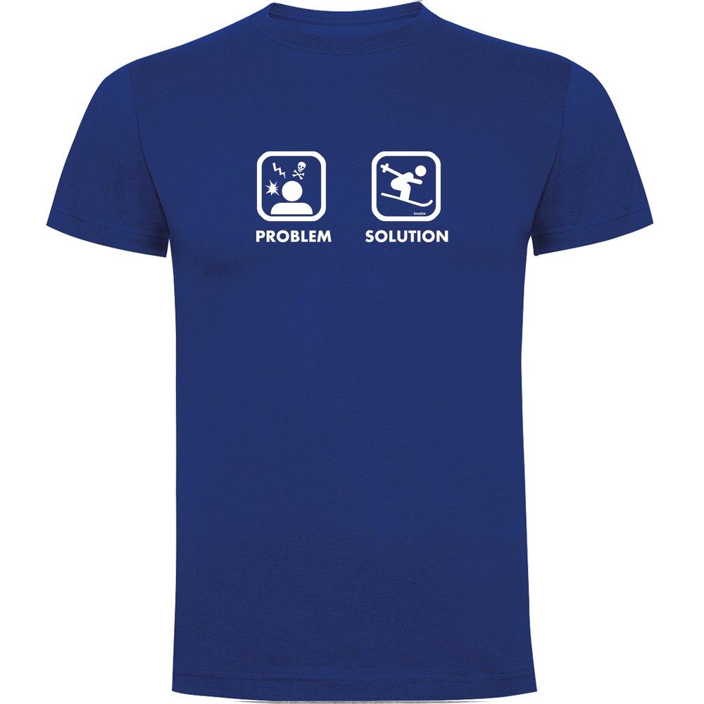Kruskis Problem Solution Ski Short Sleeve T-shirt Blau L Mann Kruskis Problem Solution Ski Short Sleeve T-shirt Blau L Mann von Kruskis