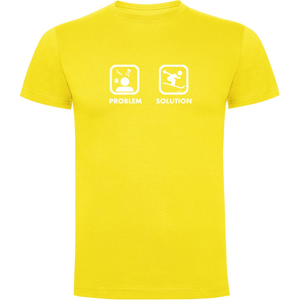 Kruskis Problem Solution Ski Short Sleeve T-shirt Gelb L Mann Kruskis Problem Solution Ski Short Sleeve T-shirt Gelb L Mann von Kruskis