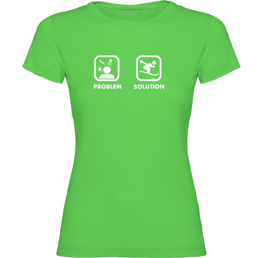 Kruskis Problem Solution Ski Short Sleeve T-shirt Grün S Frau Kruskis Problem Solution Ski Short Sleeve T-shirt Grün S Frau von Kruskis