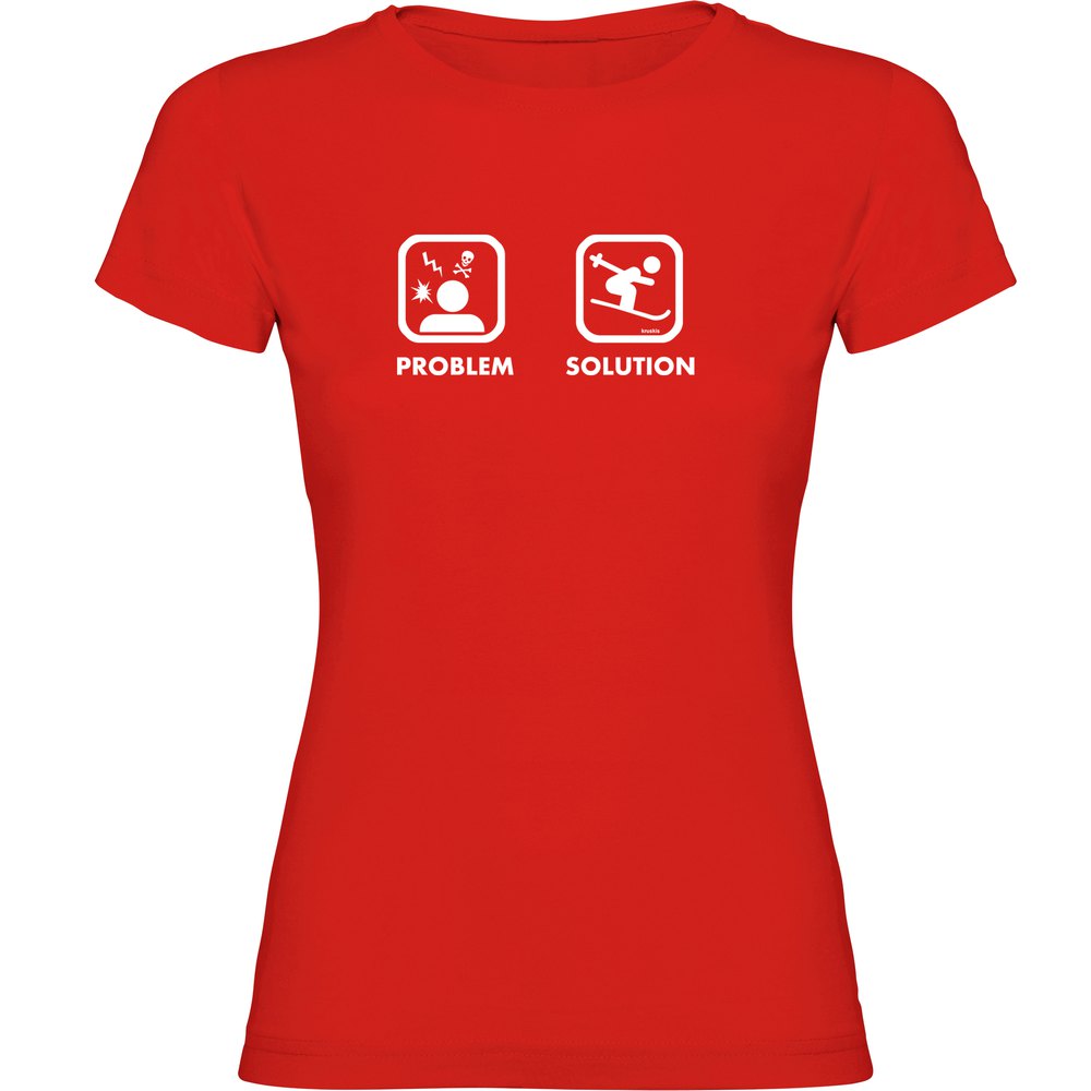 Kruskis Problem Solution Ski Short Sleeve T-shirt Rot L Frau Kruskis Problem Solution Ski Short Sleeve T-shirt Rot L Frau von Kruskis