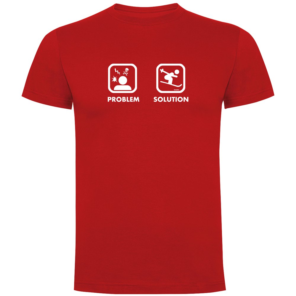 Kruskis Problem Solution Ski Short Sleeve T-shirt Rot XL Mann Kruskis Problem Solution Ski Short Sleeve T-shirt Rot XL Mann von Kruskis