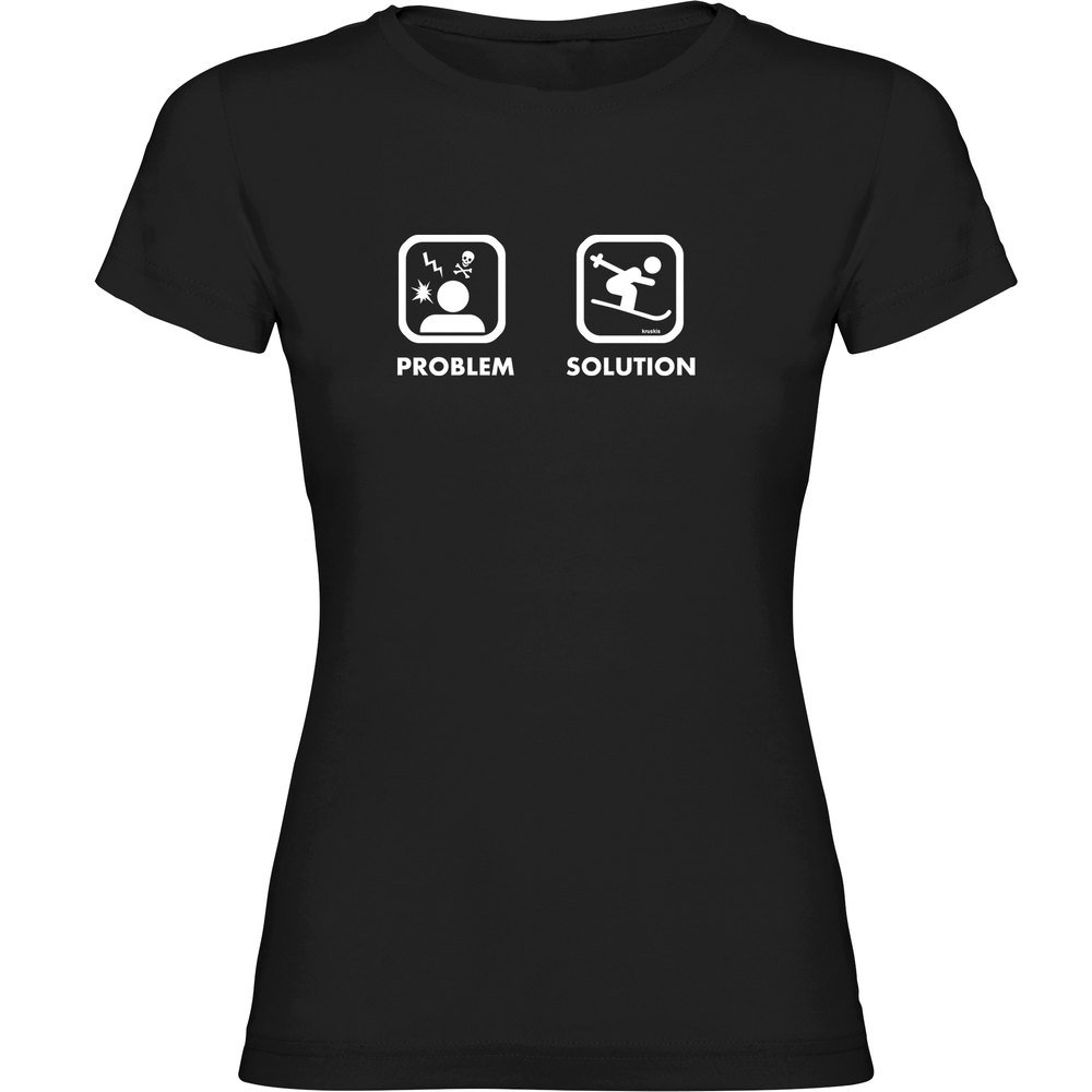 Kruskis Problem Solution Ski Short Sleeve T-shirt Schwarz L Frau Kruskis Problem Solution Ski Short Sleeve T-shirt Schwarz L Frau von Kruskis