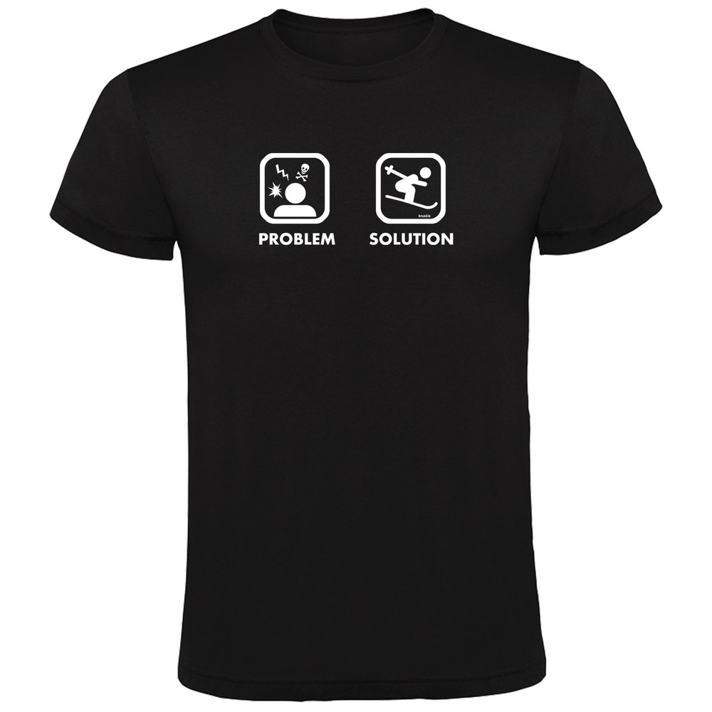 Kruskis Problem Solution Ski Short Sleeve T-shirt Schwarz XL Mann Kruskis Problem Solution Ski Short Sleeve T-shirt Schwarz XL Mann von Kruskis