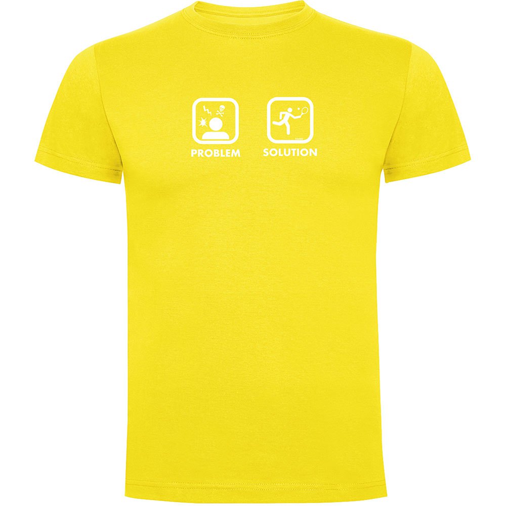 Kruskis Problem Solution Smash Short Sleeve T-shirt Gelb S Mann Kruskis Problem Solution Smash Short Sleeve T-shirt Gelb S Mann von Kruskis