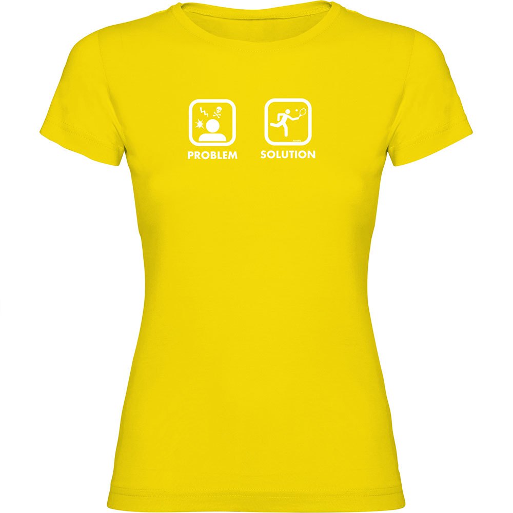 Kruskis Problem Solution Smash Short Sleeve T-shirt Gelb XL Frau Kruskis Problem Solution Smash Short Sleeve T-shirt Gelb XL Frau von Kruskis