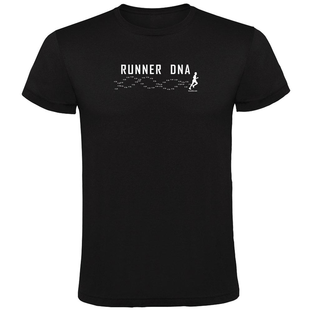 Kruskis Runner Dna Short Sleeve T-shirt Schwarz 3XL Mann von Kruskis