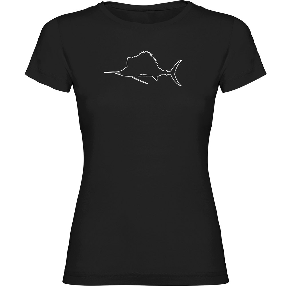 Kruskis Sailfish Short Sleeve T-shirt Schwarz M Frau Kruskis Sailfish Short Sleeve T-shirt Schwarz M Frau von Kruskis