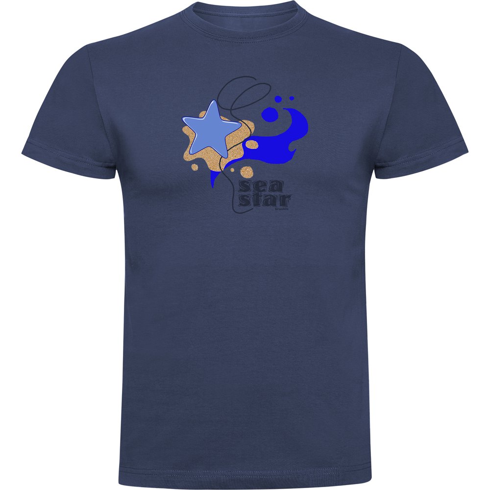 Kruskis Sea Star Short Sleeve T-shirt Blau S Mann von Kruskis
