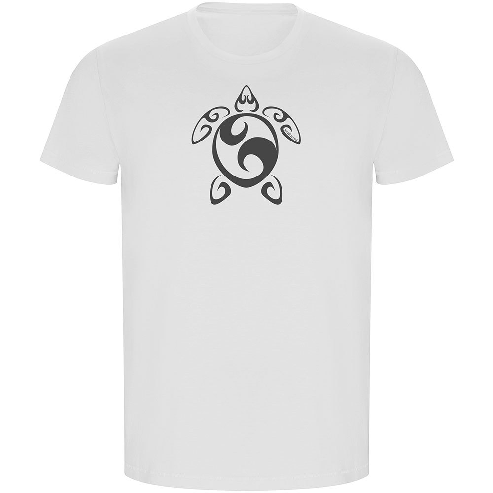 Kruskis Sea Turtle Tribal Eco Short Sleeve T-shirt Weiß 3XL Mann von Kruskis