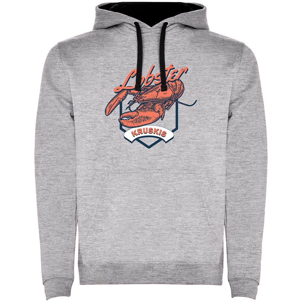 Kruskis Seafood Lobster Two-colour Hoodie Grau XL Mann von Kruskis