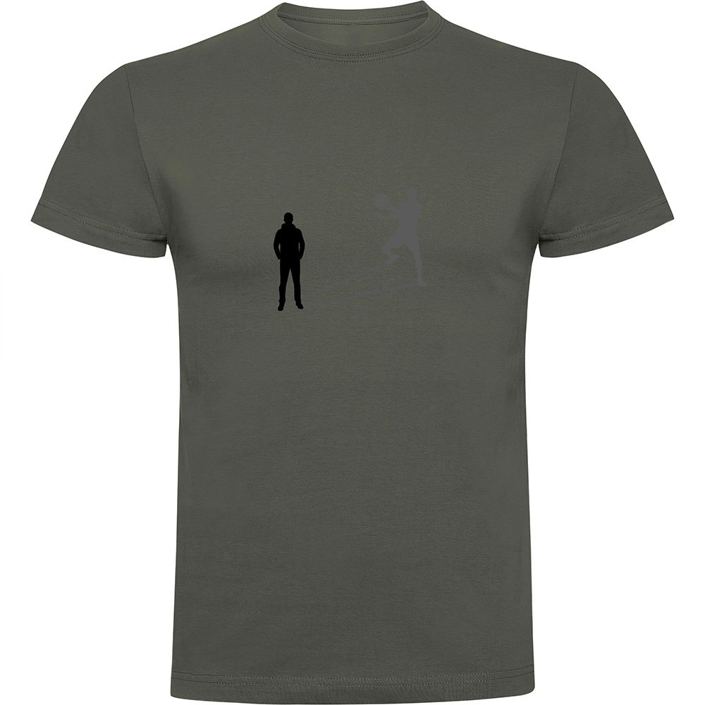 Kruskis Shadow Padel Short Sleeve T-shirt Grün M Mann von Kruskis