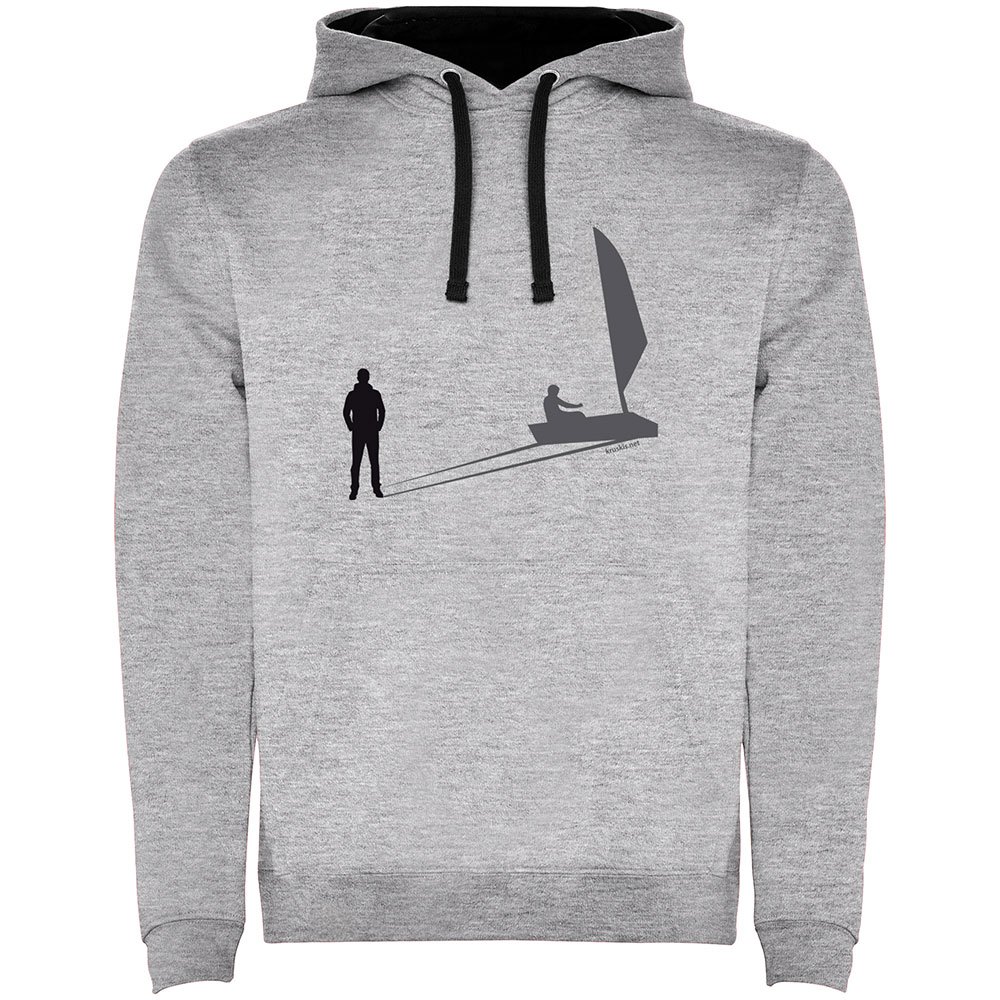 Kruskis Shadow Sail Two-colour Hoodie Grau XL Mann von Kruskis