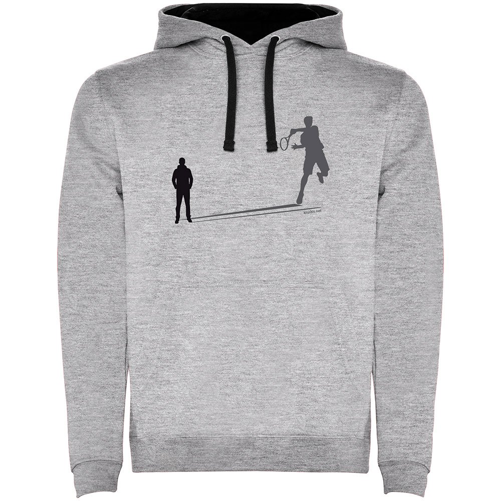 Kruskis Shadow Tennis Two-colour Hoodie Grau S Mann von Kruskis