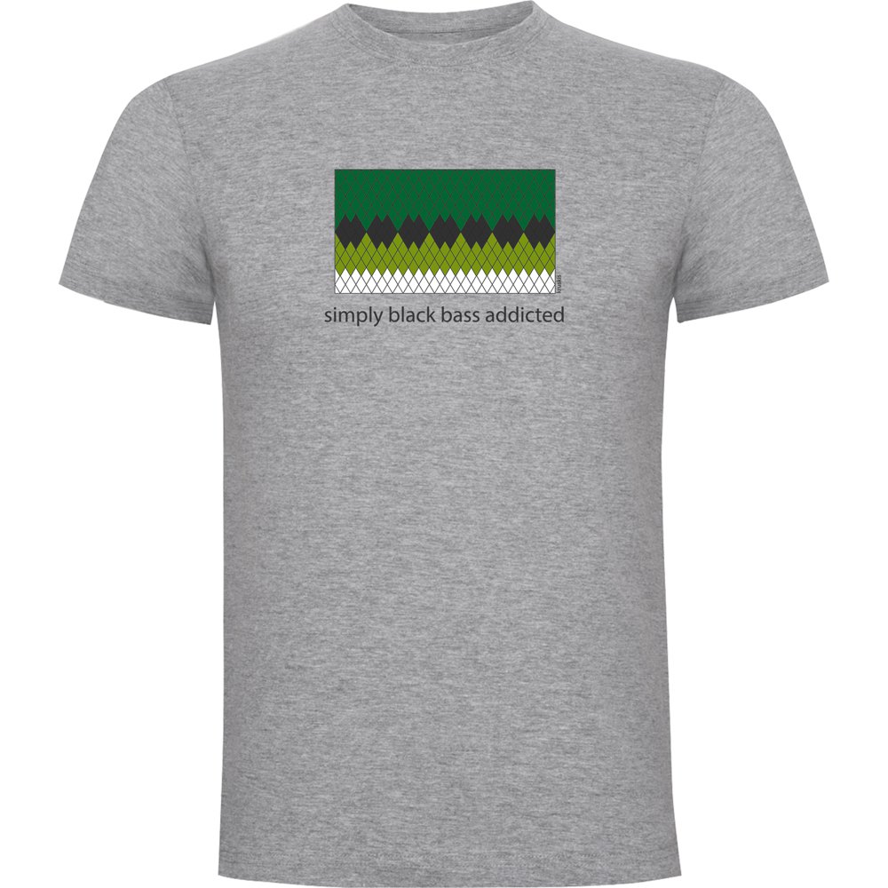 Kruskis Simply Black Bass Addicted Short Sleeve T-shirt Grau L Mann Kruskis Simply Black Bass Addicted Short Sleeve T-shirt Grau L Mann von Kruskis