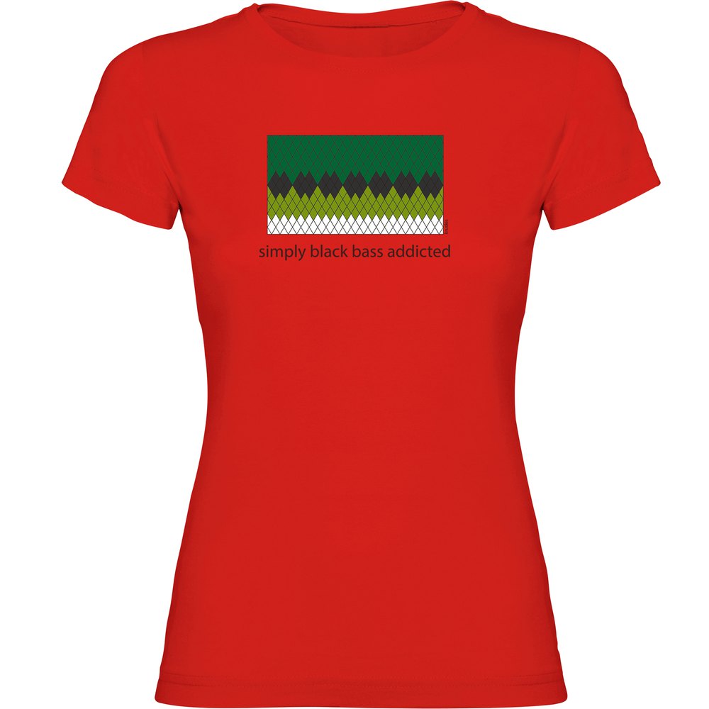 Kruskis Simply Black Bass Addicted Short Sleeve T-shirt Rot L Frau Kruskis Simply Black Bass Addicted Short Sleeve T-shirt Rot L Frau von Kruskis