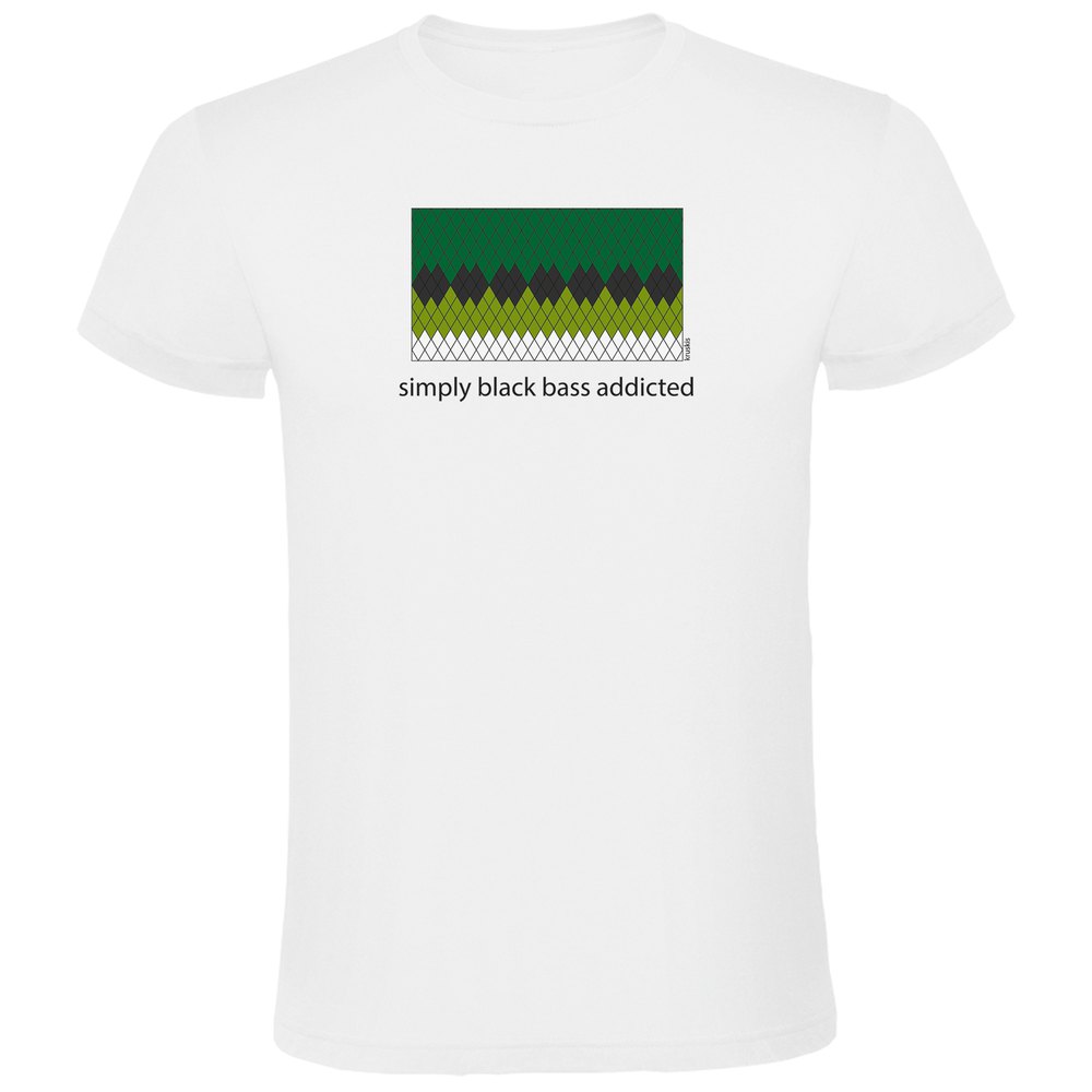 Kruskis Simply Black Bass Addicted Short Sleeve T-shirt Weiß XL Mann Kruskis Simply Black Bass Addicted Short Sleeve T-shirt Weiß XL Mann von Kruskis