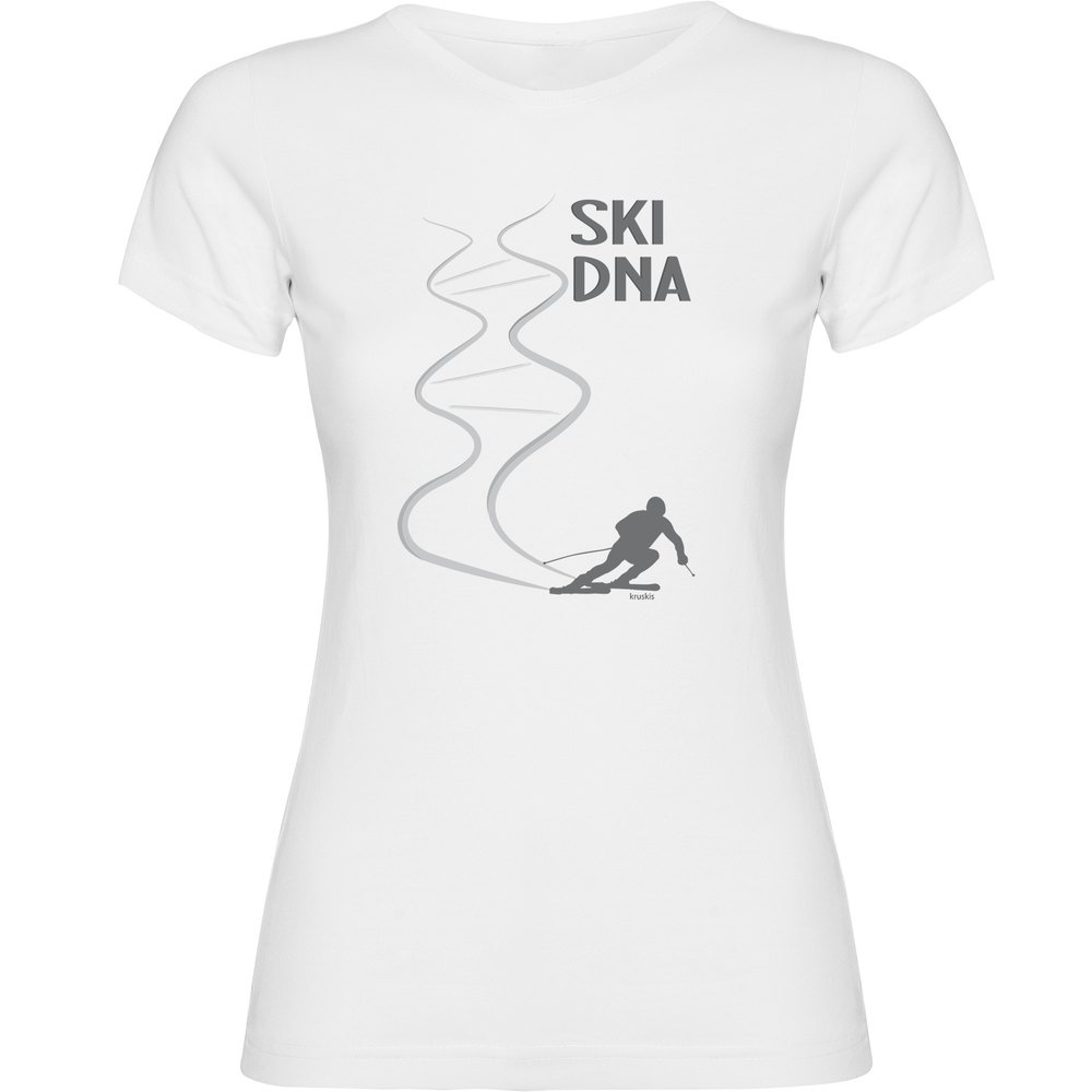 Kruskis Ski Dna Short Sleeve T-shirt Weiß M Frau von Kruskis