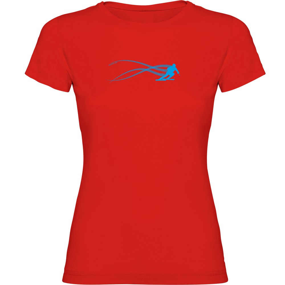 Kruskis Ski Estella Short Sleeve T-shirt Rot L Frau von Kruskis