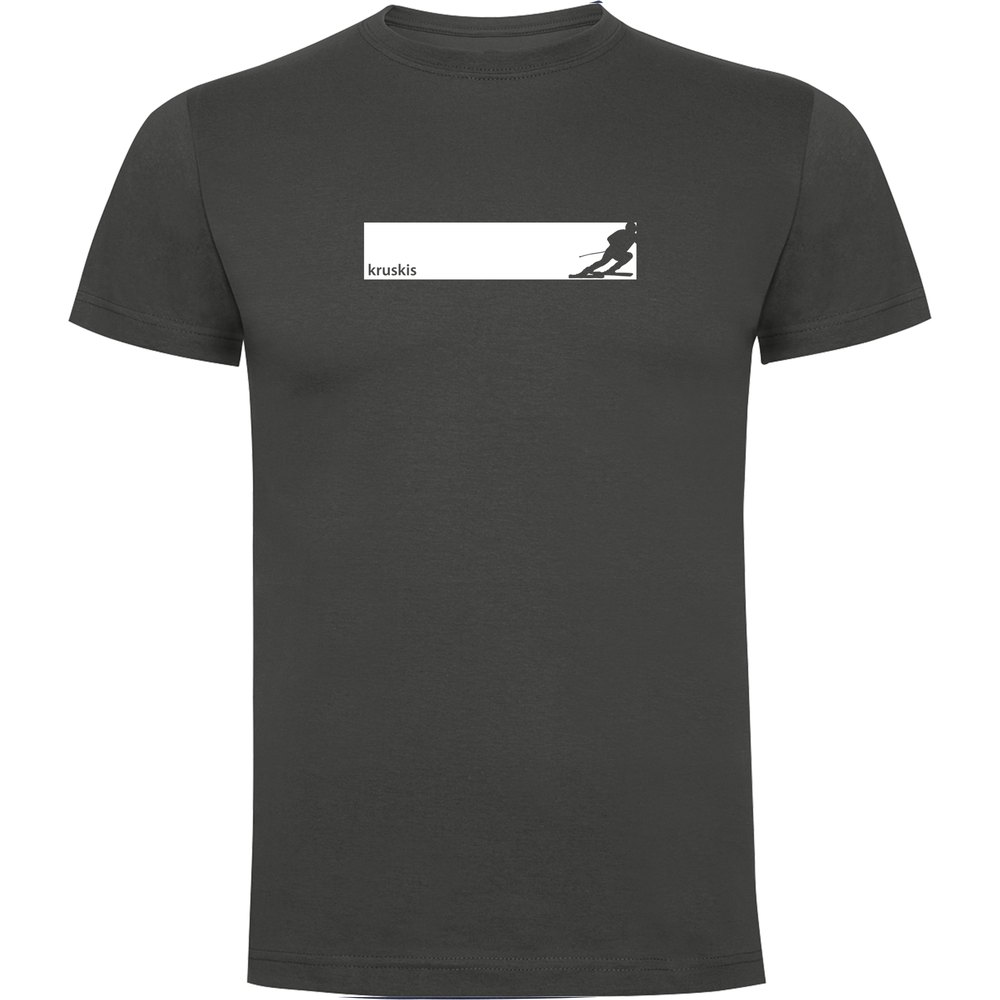 Kruskis Ski Frame Short Sleeve T-shirt Schwarz 3XL Mann von Kruskis