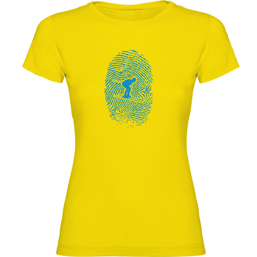 Kruskis Skier Fingerprint Short Sleeve T-shirt Gelb M Frau Kruskis Skier Fingerprint Short Sleeve T-shirt Gelb M Frau von Kruskis