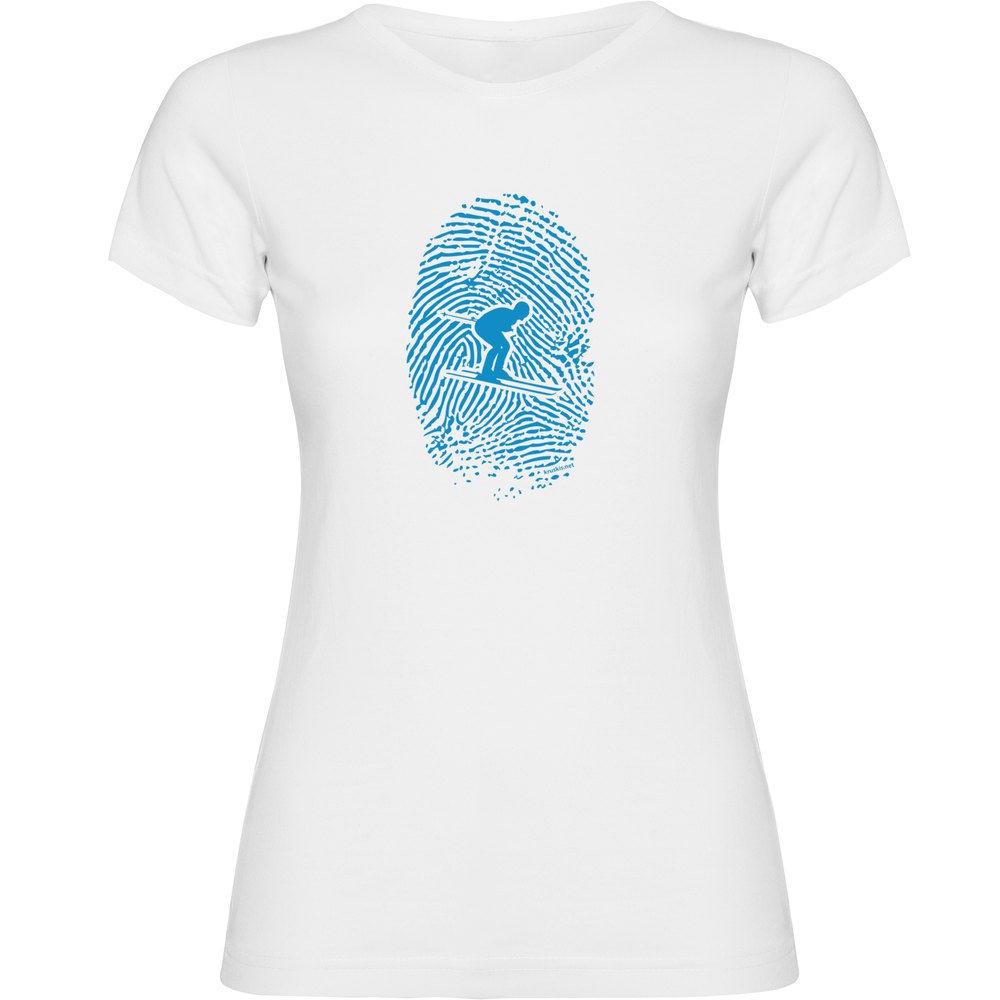 Kruskis Skier Fingerprint Short Sleeve T-shirt Weiß M Frau Kruskis Skier Fingerprint Short Sleeve T-shirt Weiß M Frau von Kruskis