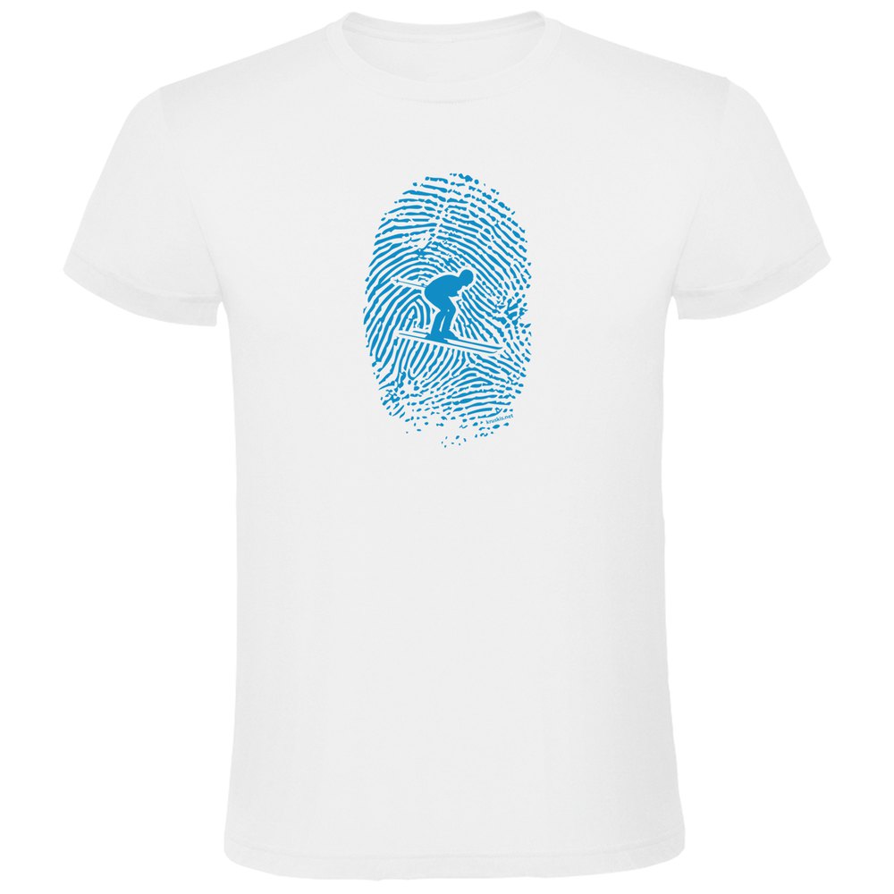 Kruskis Skier Fingerprint Short Sleeve T-shirt Weiß S Mann Kruskis Skier Fingerprint Short Sleeve T-shirt Weiß S Mann von Kruskis