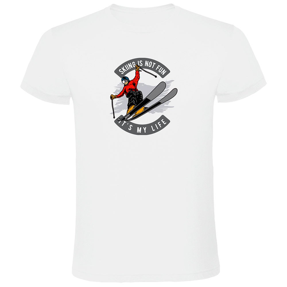 Kruskis Skiing Is Not Fun Short Sleeve T-shirt Weiß 2XL Mann Kruskis Skiing Is Not Fun Short Sleeve T-shirt Weiß 2XL Mann von Kruskis