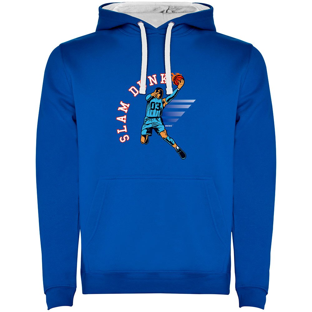 Kruskis Slam Dunk Bicolor Hoodie Blau M Mann von Kruskis