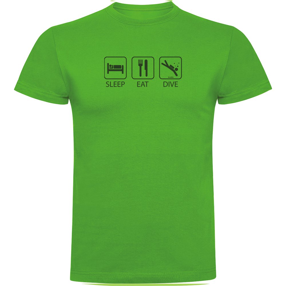 Kruskis Sleep Eat And Dive Kurzarm-t-shirt Kruskis Sleep Eat And Dive Kurzarm-t-shirt von Kruskis