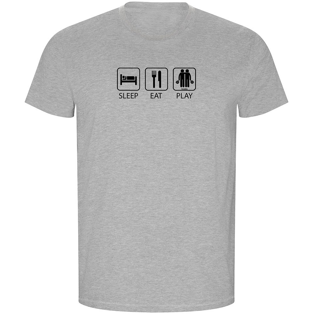 Kruskis Sleep Eat And Play Padel Eco Short Sleeve T-shirt Grau 3XL Mann Kruskis Sleep Eat And Play Padel Eco Short Sleeve T-shirt Grau 3XL Mann von Kruskis