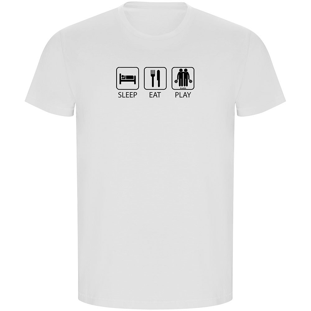 Kruskis Sleep Eat And Play Padel Eco Short Sleeve T-shirt Weiß S Mann Kruskis Sleep Eat And Play Padel Eco Short Sleeve T-shirt Weiß S Mann von Kruskis