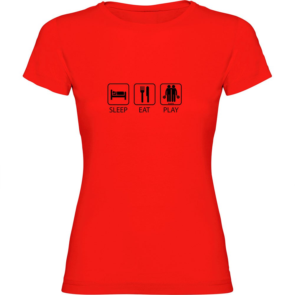 Kruskis Sleep Eat And Play Padel Short Sleeve T-shirt Rot S Frau Kruskis Sleep Eat And Play Padel Short Sleeve T-shirt Rot S Frau von Kruskis