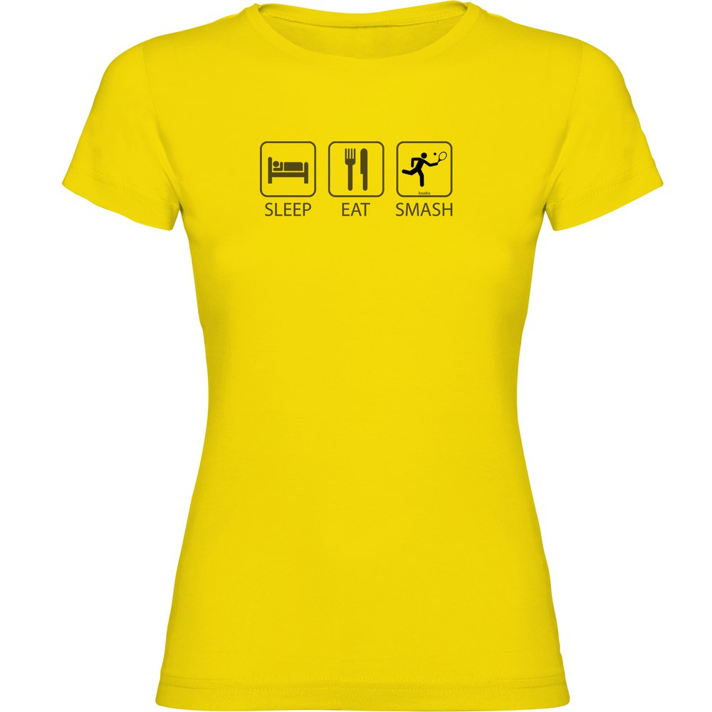 Kruskis Sleep Eat And Smash Short Sleeve T-shirt Gelb S Frau Kruskis Sleep Eat And Smash Short Sleeve T-shirt Gelb S Frau von Kruskis