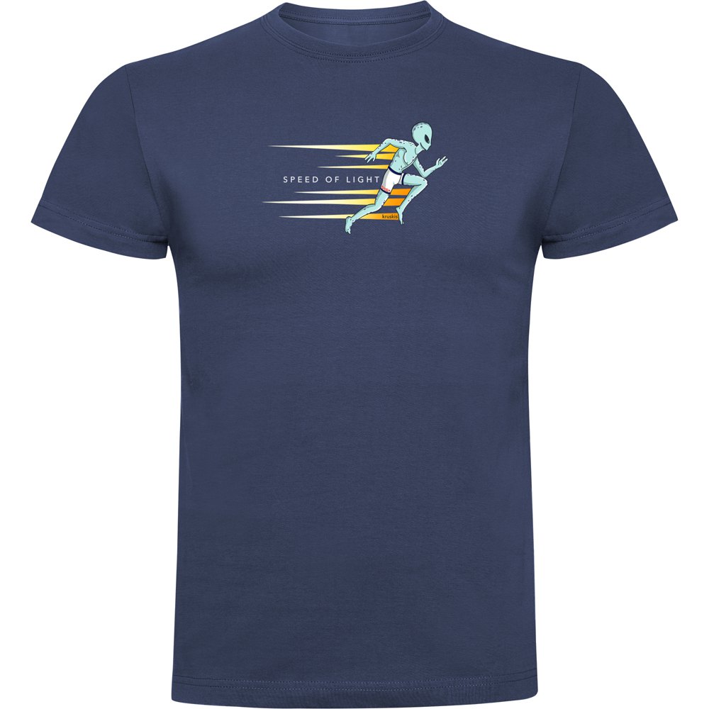 Kruskis Speed Of Light Short Sleeve T-shirt Blau L Mann von Kruskis