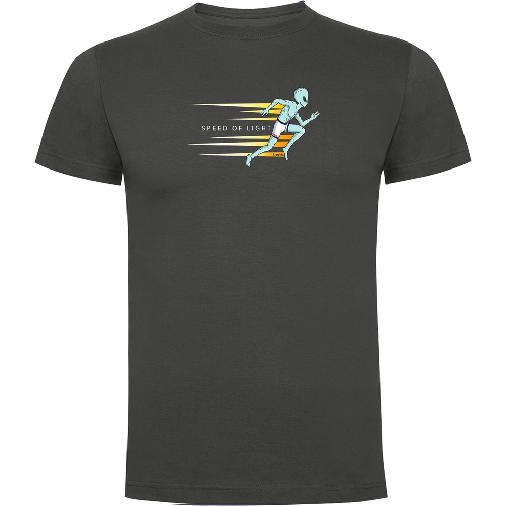 Kruskis Speed Of Light Short Sleeve T-shirt Grau S Mann von Kruskis