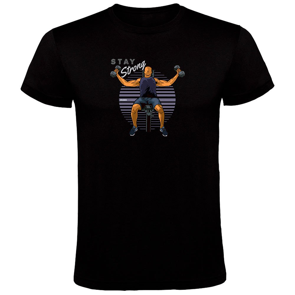 Kruskis Stay Strong Short Sleeve T-shirt Schwarz XL Mann Kruskis Stay Strong Short Sleeve T-shirt Schwarz XL Mann von Kruskis