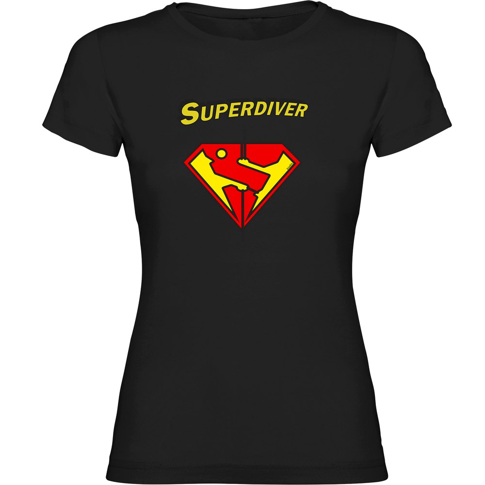 Kruskis Super Diver Short Sleeve T-shirt Schwarz L Mann von Kruskis