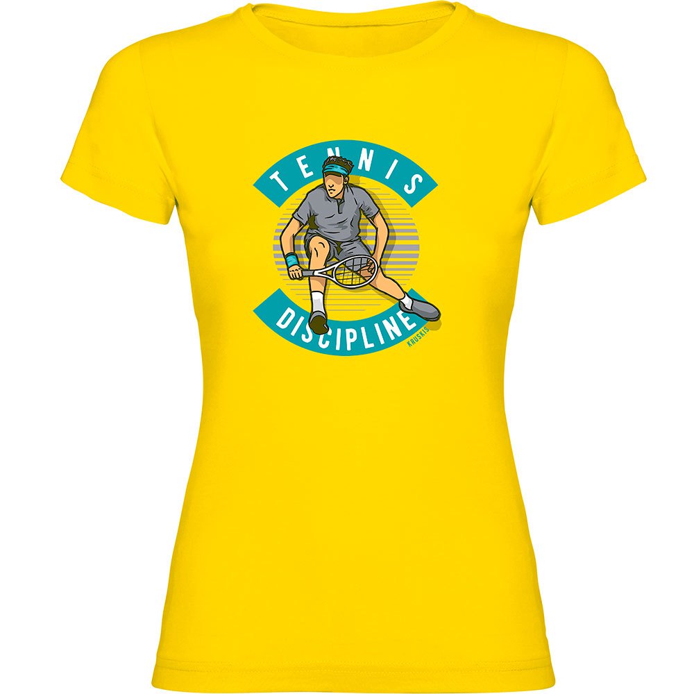 Kruskis Tennis Discipline Short Sleeve T-shirt Gelb L Frau Kruskis Tennis Discipline Short Sleeve T-shirt Gelb L Frau von Kruskis