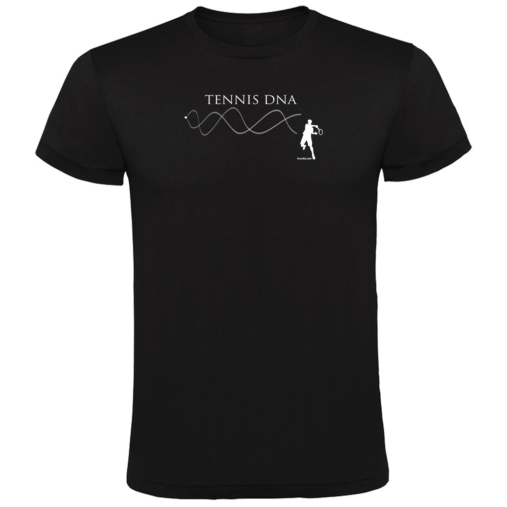 Kruskis Tennis Dna Short Sleeve T-shirt Schwarz 2XL Mann von Kruskis