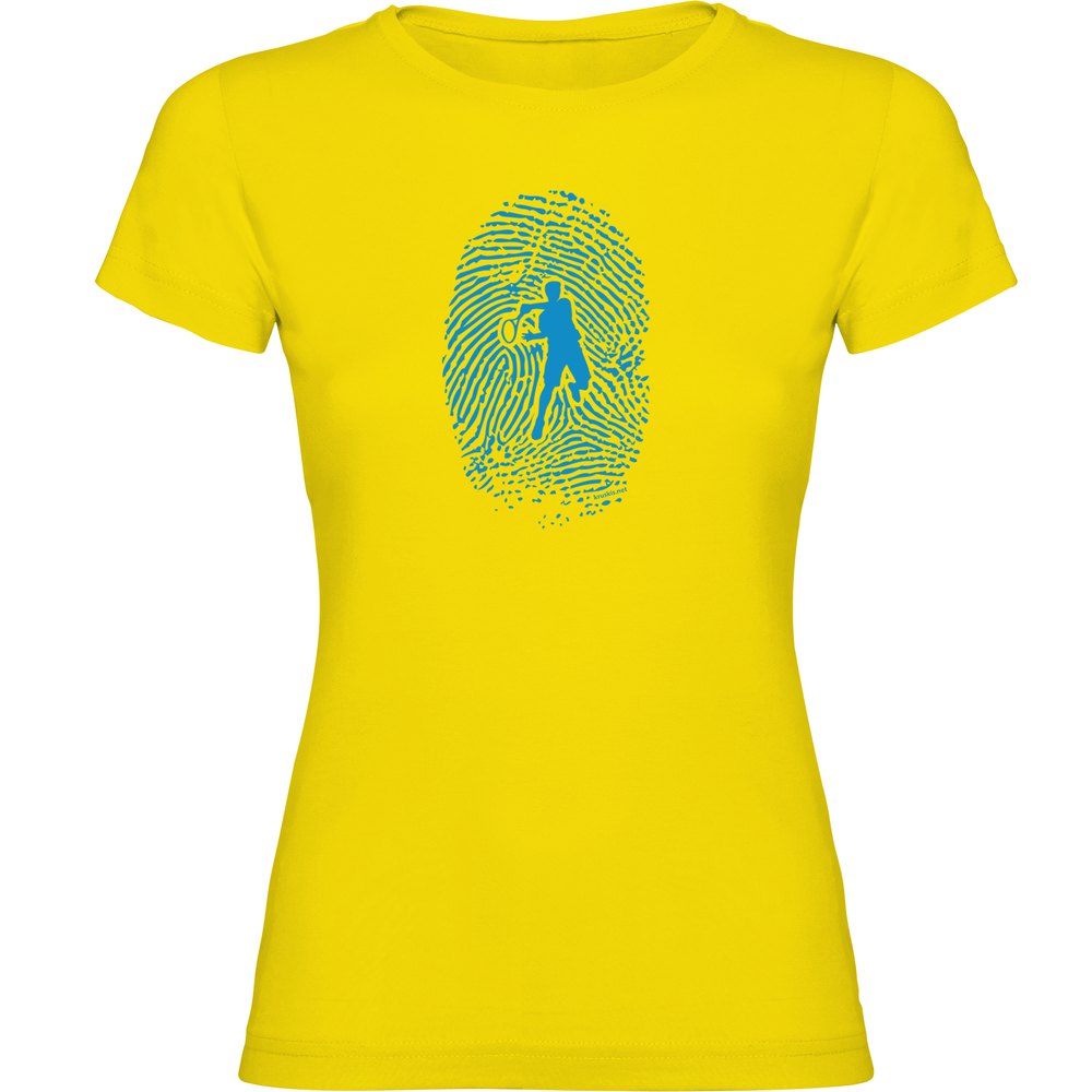 Kruskis Tennis Fingerprint Short Sleeve T-shirt Gelb XL Frau Kruskis Tennis Fingerprint Short Sleeve T-shirt Gelb XL Frau von Kruskis