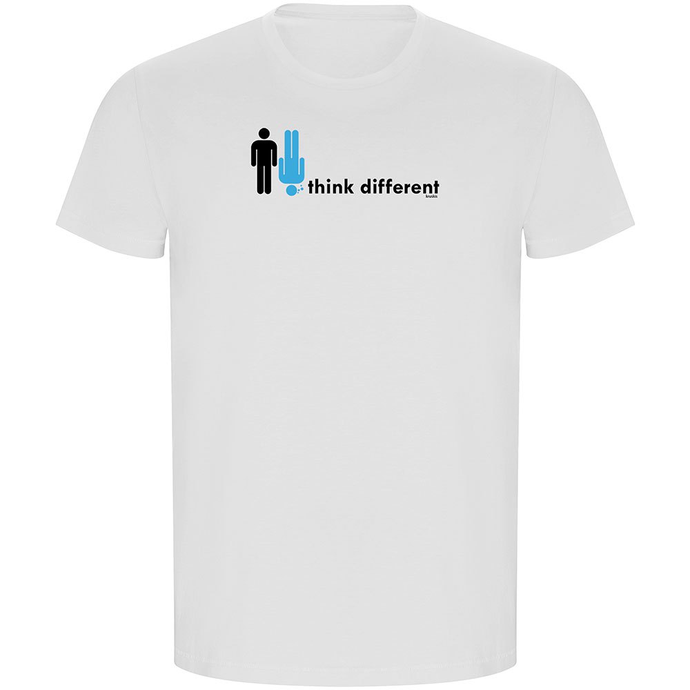 Kruskis Think Different Eco Short Sleeve T-shirt Weiß XL Mann von Kruskis