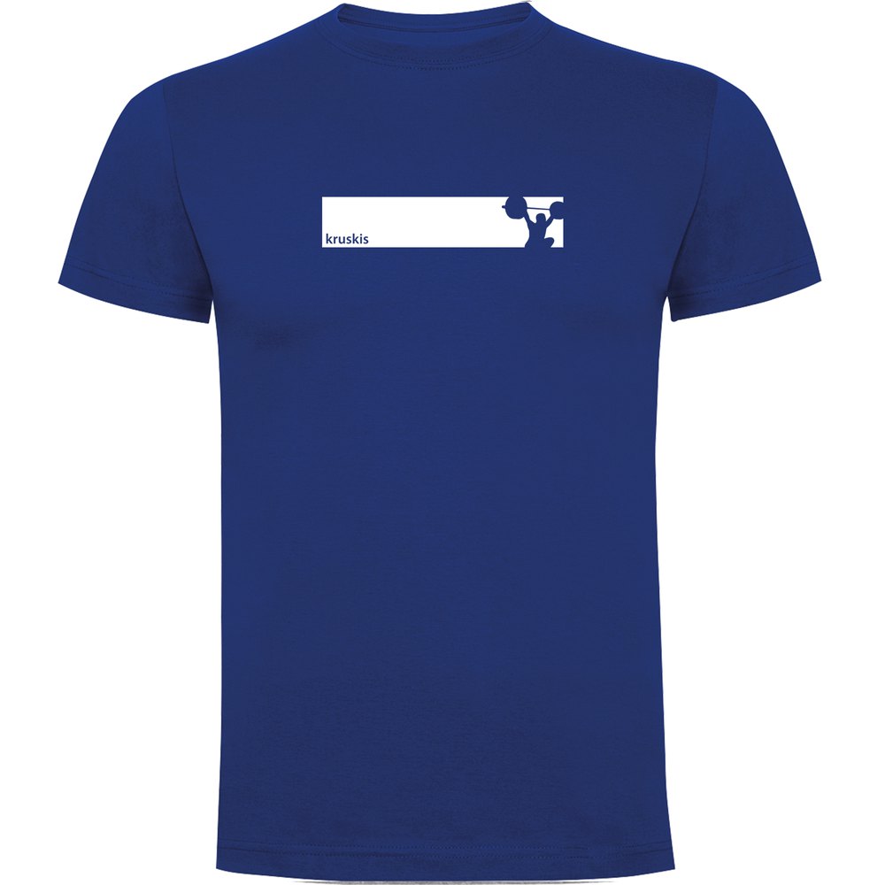 Kruskis Train Frame Short Sleeve T-shirt Blau L Mann von Kruskis