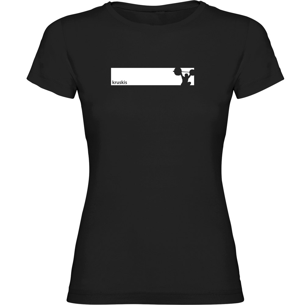 Kruskis Train Frame Short Sleeve T-shirt Schwarz L Frau von Kruskis