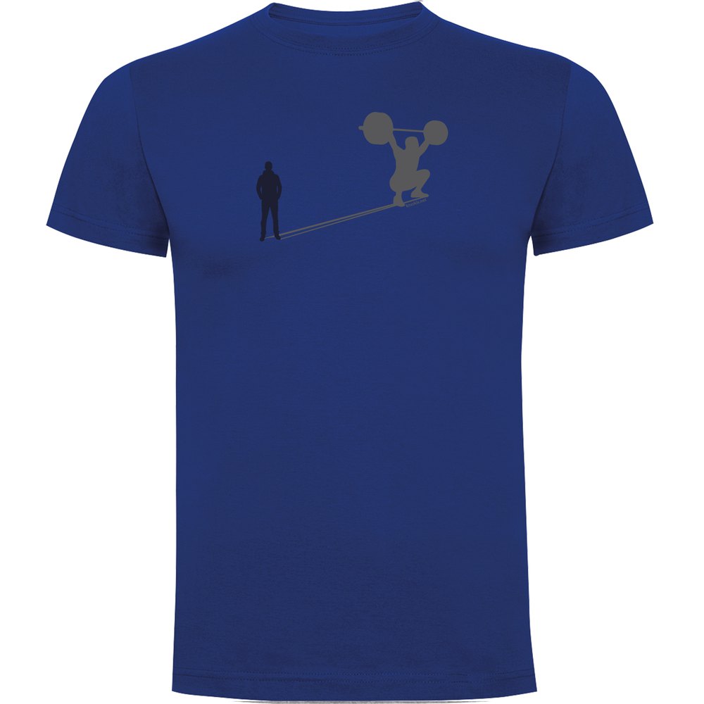 Kruskis Train Shadow Short Sleeve T-shirt Blau 3XL Mann von Kruskis