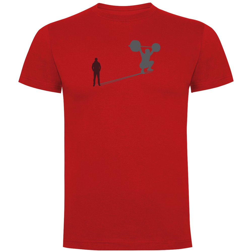 Kruskis Train Shadow Short Sleeve T-shirt Rot S Mann von Kruskis
