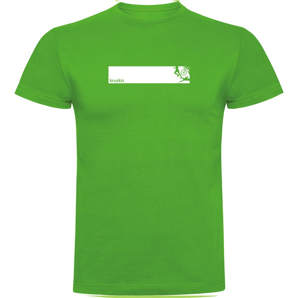 Kruskis Triathlon Frame Short Sleeve T-shirt Grün 3XL Mann von Kruskis