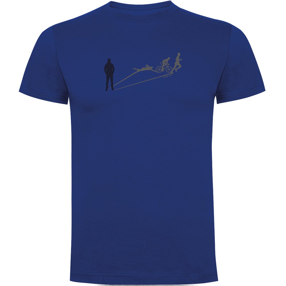 Kruskis Triathlon Shadow Short Sleeve T-shirt Blau M Mann von Kruskis